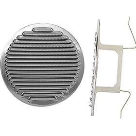 BOCCHETTA AERAZIONE ALLUMINIO TONDA CON MOLLA MM. 80/125 BOCCHETTA AERAZIONE ALLUMINIO TONDA CON MOLLA MM. 80/125