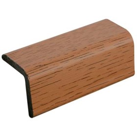 PARASPIGOLO LISCIO POLISTIRENE NOCE CHIARO MM. 30x30 MT. 2,9h. PARASPIGOLO LISCIO POLISTIRENE NOCE CHIARO MM. 30x30 MT. 2,9h.