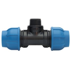 TEE MASCHIO TUBO NERO 20x1/2x20 TEE MASCHIO TUBO NERO 20x1/2x20