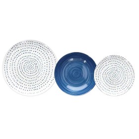 TOGNANA SERVIZIO 18 PIATTI PORCELLANA BLU DA TAVOLA KOONAN LINEA MADISON TOGNANA SERVIZIO 18 PIATTI PORCELLANA BLU DA TAVOLA KOONAN LINEA MADISON