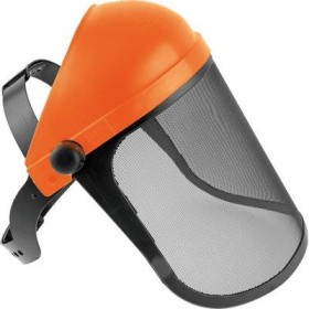 VISIERA RETE METALLO PROFESSIONAL CON REGGICAPO E COPRIFRONTE CM. 30 VISIERA RETE METALLO PROFESSIONAL CON REGGICAPO E COPRIFRONTE CM. 30