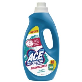 ACE DETERSIVO LIQUIDO BUCATO IN LAVATRICE DISINFETTANTE CONFEZIONE 16 LAVAGGI ml. 880 ACE DETERSIVO LIQUIDO BUCATO IN LAVATRICE DISINFETTANTE CONFEZIONE 16 LAVAGGI ml. 880