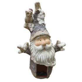 BABBO NATALE CON FUOCO LED BATTERIA 57X22X35cm. BABBO NATALE CON FUOCO LED BATTERIA 57X22X35cm.