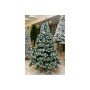 Nataluna Albero di Natale Festivity con Punte Innevate e Glitterate – 1098 Rami – Altezza 210 cm