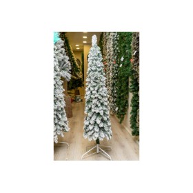 Nataluna Albero di Natale Montezuma Innevato con Base in Metallo – 390 Rami – Altezza 210 cm
