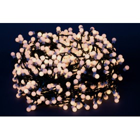 500 LUCI DI NATALE A LED BALL MEMORY PER USO ESTERNO 8F CALDO 500 LUCI DI NATALE A LED BALL MEMORY PER USO ESTERNO 8F CALDO