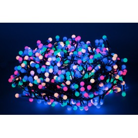 500 LUCI DI NATALE A LED BALL MEMORY PER USO ESTERNO 8F MULTICOLOR 500 LUCI DI NATALE A LED BALL MEMORY PER USO ESTERNO 8F MULTICOLOR
