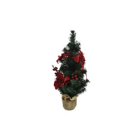 ALBERO DI NATALE CON STELLA NAT. COLORE ROSSO/SCOZZESE CM. 60 ALBERO DI NATALE CON STELLA NAT. COLORE ROSSO/SCOZZESE CM. 60