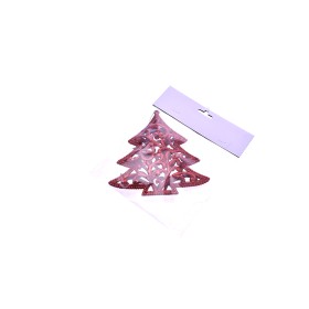 APPENDINO A FORMA DI ALBERO CON GLITTER ROSSO CM. 10/15 APPENDINO A FORMA DI ALBERO CON GLITTER ROSSO CM. 10/15