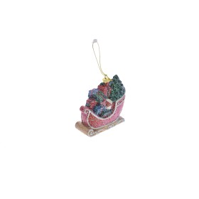 APPENDINO A FORMA DI SLITTA PER ALBERO DI NATALE CM. 11x4,5x9,63 APPENDINO A FORMA DI SLITTA PER ALBERO DI NATALE CM. 11x4,5x9,63