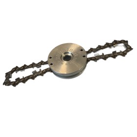 BROGIO TESTINA IN ALLUMINIO PER DECESPUGLIATORE A 2 CATENE MOTOSEGA LUNGA BROGIO TESTINA IN ALLUMINIO PER DECESPUGLIATORE A 2 CATENE MOTOSEGA LUNGA