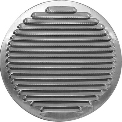 BOCCHETTA AERAZIONE ALLUMINIO TONDA MM. 100