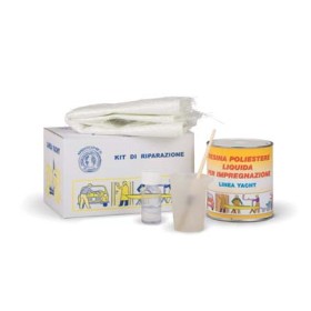 FIBRORESINA IN KIT LANA VETRO PENNELLO E CIOTOLA ML 750 FIBRORESINA IN KIT LANA VETRO PENNELLO E CIOTOLA ML 750