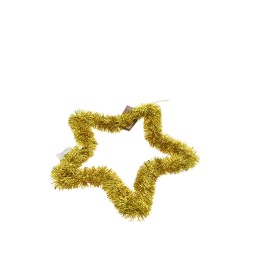 FUORI PORTA A FORMA DI STELLA COLORE ORO MOD. 41 CM. 35 FUORI PORTA A FORMA DI STELLA COLORE ORO MOD. 41 CM. 35