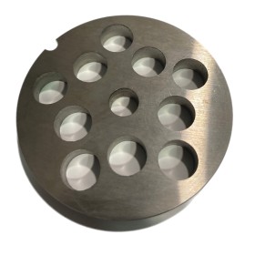 PIASTRA IN ACCIAIO INOX PER TRITACARNE 22 FORO 14 PIASTRA IN ACCIAIO INOX PER TRITACARNE 22 FORO 14