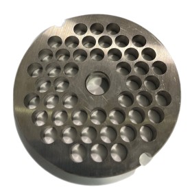 PIASTRA IN ACCIAIO INOX PER TRITACARNE 5 FORO 8 PIASTRA IN ACCIAIO INOX PER TRITACARNE 5 FORO 8