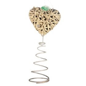 PUNTALE PER ALBERO NATALE CUORE LEGNO NATURALE DM. 15 PUNTALE PER ALBERO NATALE CUORE LEGNO NATURALE DM. 15