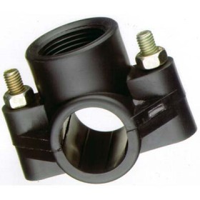 PRESA STAFFA PER TUBO NERO MM. 25x1/2 F PRESA STAFFA PER TUBO NERO MM. 25x1/2 F
