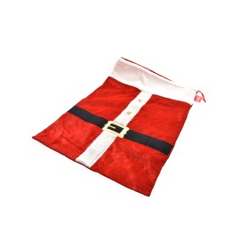 SACCO NATALIZIO VELLUTO CON CINGHIA ROSSO CM. 50x70 SACCO NATALIZIO VELLUTO CON CINGHIA ROSSO CM. 50x70