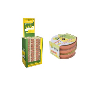 SET 3 FIACCOLE TERRACOTTA CITRONELLA DIAM. 17 CM. MAX PD60 SET 3 FIACCOLE TERRACOTTA CITRONELLA DIAM. 17 CM. MAX PD60