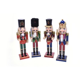 SCHIACCIANOCI DI NATALE DI 4 COLORI CM. 36h. SCHIACCIANOCI DI NATALE DI 4 COLORI CM. 36h.