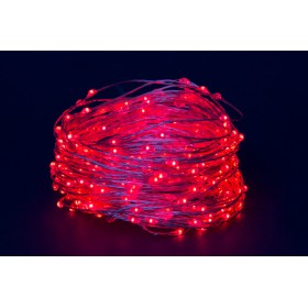 SERIE 80 LUCI DI NATALE MICROLED ROSSO A BATTEIA MT. 8 SERIE 80 LUCI DI NATALE MICROLED ROSSO A BATTEIA MT. 8