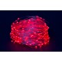 SERIE 80 LUCI DI NATALE MICROLED ROSSO A BATTEIA MT. 8