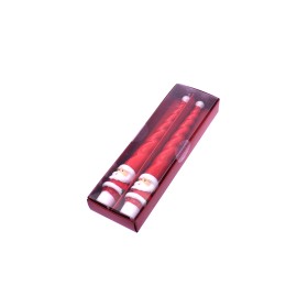 SET 2 CANDELE DI BABBO NATALE CM. 26,4x8x3,8 SET 2 CANDELE DI BABBO NATALE CM. 26,4x8x3,8