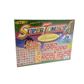 SUPER TOMBOLA SPECIAL 24 CARTELLE IN PLASTICA ART.92 SUPER TOMBOLA SPECIAL 24 CARTELLE IN PLASTICA ART.92