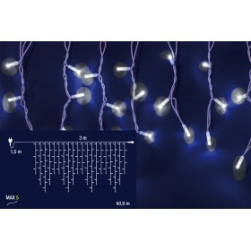 TENDA LUMINOSA DI NATALE 228LED CONNECT FLSH CALDA ESTERNO MT. 3x0,9 TENDA LUMINOSA DI NATALE 228LED CONNECT FLSH CALDA ESTERNO MT. 3x0,9