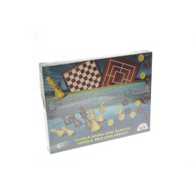 TRIS GIORCHI SCACCHI DAMA TRIA ART 087 TRIS GIORCHI SCACCHI DAMA TRIA ART 087