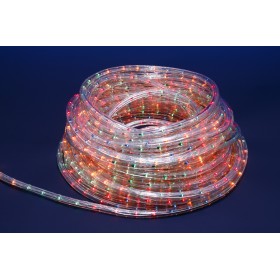TUBO LUMINOSO DI NATALE CON 8 FUNZIONI  832 MULTICOLO MT. 26 TUBO LUMINOSO DI NATALE CON 8 FUNZIONI  832 MULTICOLO MT. 26