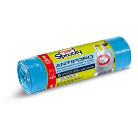 DOMOPAK SPAZZY SACCHI TRASPARENTI AZZURRO LT. 110 PZ. 10 DOMOPAK SPAZZY SACCHI TRASPARENTI AZZURRO LT. 110 PZ. 10