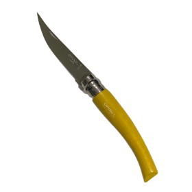 OPINEL INOX EFFILES N.  8 MANICO FAGGIO GIALLO OPINEL INOX EFFILES N.  8 MANICO FAGGIO GIALLO
