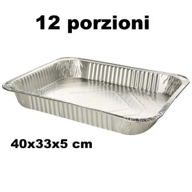 OTTIMO VASCHETTA I ALLUMINIO SENZA COPERCHIO 12 PORZIONI PZ. 1 OTTIMO VASCHETTA I ALLUMINIO SENZA COPERCHIO 12 PORZIONI PZ. 1