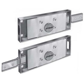 PREFER SERRATURA SERRANDA APPLICARE DM LATERALE DX+SX C. PIEGATO pz. 2 PREFER SERRATURA SERRANDA APPLICARE DM LATERALE DX+SX C. PIEGATO pz. 2