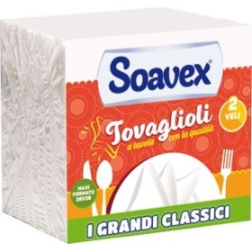 SOAVEX TOV.2VELI 38X38 50PZ LISCI CLASSICI SOAVEX TOV.2VELI 38X38 50PZ LISCI CLASSICI