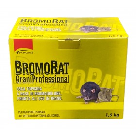BROMORAT TRIS ESCA TOPICIDA GRANULARE A BASE DI BROMADIOLONE KG. 1,5 BROMORAT TRIS ESCA TOPICIDA GRANULARE A BASE DI BROMADIOLONE KG. 1,5