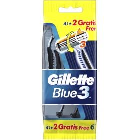 GILLETTE LAMETTE BLUE 3 USA E GETTA 4+2PZ GILLETTE LAMETTE BLUE 3 USA E GETTA 4+2PZ