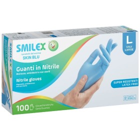 SKIN BLU PRO GUANTI NITRILE USA E FETTA TAGLIA L PZ. 100 SKIN BLU PRO GUANTI NITRILE USA E FETTA TAGLIA L PZ. 100