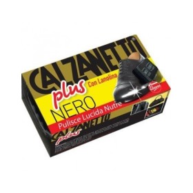 CALZANETTO SPUGNA LUCIDA SCARPA PLUS NERO CALZANETTO SPUGNA LUCIDA SCARPA PLUS NERO