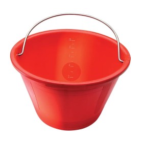 AUSTRALIAN SECCHIO MURATORE IN PLASTICA ROSSO CON MANICO ZINCATO AUSTRALIAN SECCHIO MURATORE IN PLASTICA ROSSO CON MANICO ZINCATO