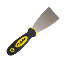 AUSTRALIAN SPATOLA IN ACCIAIO INOX CON MANICO IN GOMMA MM. 100 AUSTRALIAN SPATOLA IN ACCIAIO INOX CON MANICO IN GOMMA MM. 100