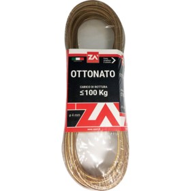 CAVETTO FILO STENDIBIANCHERIA ACCIAIO OTTONATO TRASPARENTE MM. 5 MT. 20 CAVETTO FILO STENDIBIANCHERIA ACCIAIO OTTONATO TRASPARENTE MM. 5 MT. 20