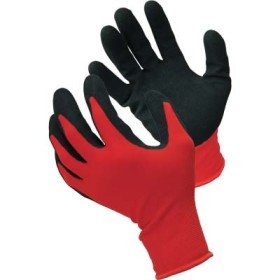 GUANTO NITRILE NERO SABBIATO HAND MAGLIA LEGGERA SINTETICO ROSSO 10 GUANTO NITRILE NERO SABBIATO HAND MAGLIA LEGGERA SINTETICO ROSSO 10