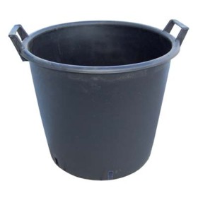 MASTELLO NERO PER VIVAISTI CON FORI LT. 30 MASTELLO NERO PER VIVAISTI CON FORI LT. 30