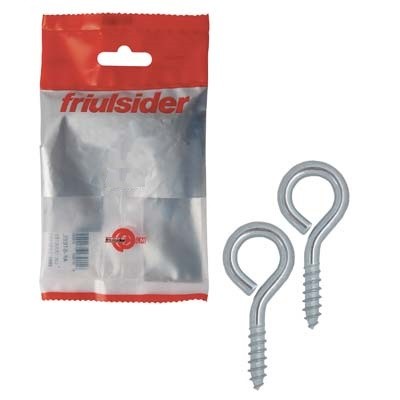 OCCHIOLO A VITE ZINCATO SELF FRIULSIDER MOD 21x80 MM. 12x30x4,5 PZ. 10