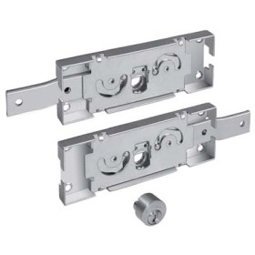 PREFER SERRATURA SERRANDA APPLICARE A711 CON TONDO FISSO LATERALE DX SX C. PIEGATO PZ. 2 PREFER SERRATURA SERRANDA APPLICARE A711 CON TONDO FISSO LATERALE DX SX C. PIEGATO PZ. 2
