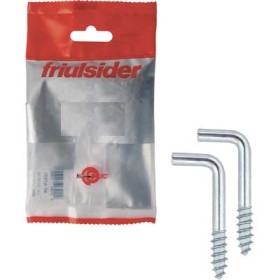 RAMPINO A VITE ZINCATO SELF FRIULSIDER MOD 19x50 MM. 40x15,5x3,5 PZ. 10 RAMPINO A VITE ZINCATO SELF FRIULSIDER MOD 19x50 MM. 40x15,5x3,5 PZ. 10