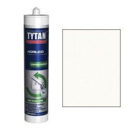 SILICONE ACRILICO TYTAN BIANCO VERNICIABILE ML. 300 SILICONE ACRILICO TYTAN BIANCO VERNICIABILE ML. 300